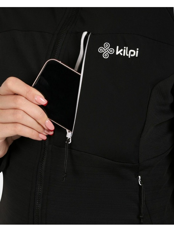 Kilpi Дамски функционален суитшърт с качулка Kilpi MEMPHIS-W Черен