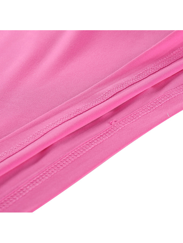 ALPINE PRO Дамски функционален суитшърт с отразителни елементи ALPINE PRO IZARA неоново розово