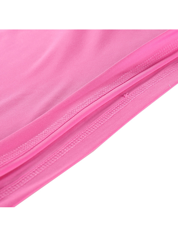 ALPINE PRO Дамски функционален суитшърт с отразителни елементи ALPINE PRO IZARA неоново розово