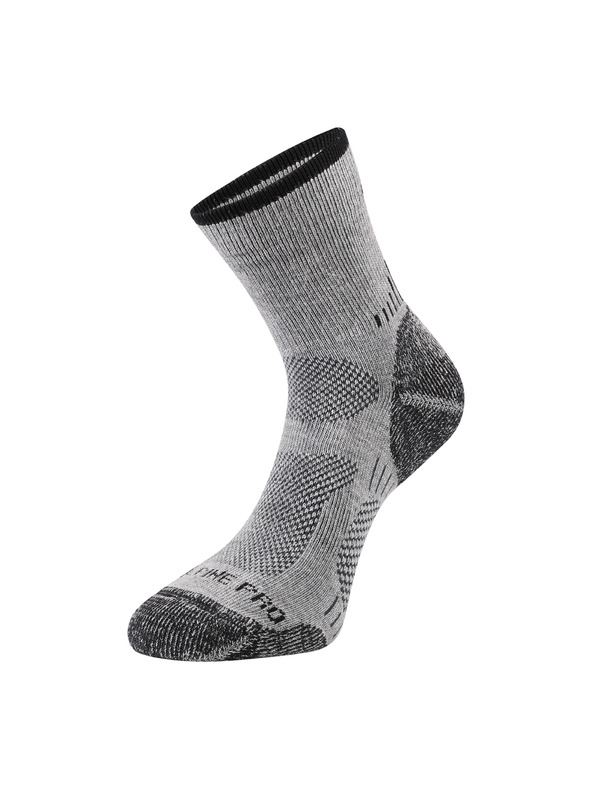 ALPINE PRO Антибактериални чорапи ALPINE PRO KEROWE сиви