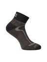 ALPINE PRO Спортни глезенни чорапи ALPINE PRO GANGE тъмно сиво