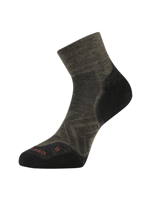 ALPINE PRO Антибактериални чорапи от мериносова вълна ALPINE PRO DERERE сиво-камъни