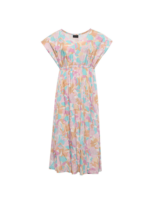 ALPINE PRO Дамска лятна рокля ALPINE PRO NIEWA крем вариант pa