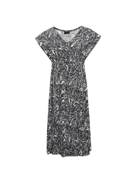 ALPINE PRO Дамска лятна рокля ALPINE PRO NIEWA тъмно сиво вариант pb