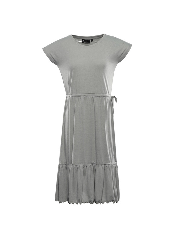 ALPINE PRO Дамска лятна рокля ALPINE PRO DEREFA сянка