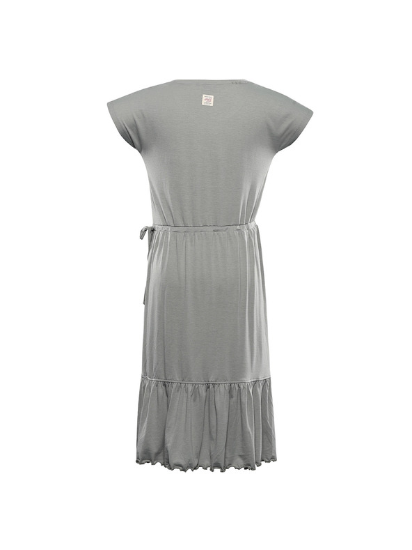 ALPINE PRO Дамска лятна рокля ALPINE PRO DEREFA сянка