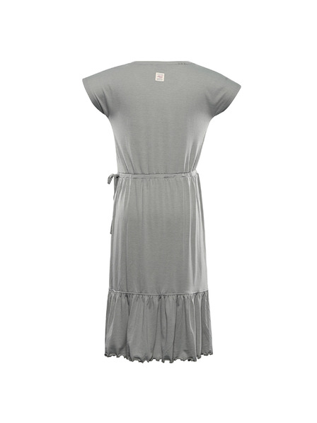 ALPINE PRO Дамска лятна рокля ALPINE PRO DEREFA сянка