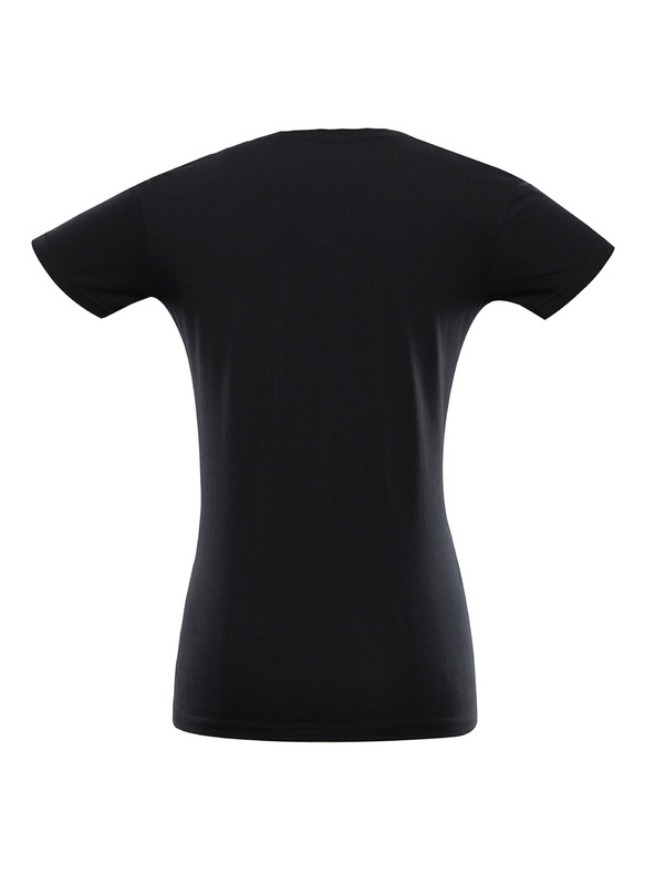 ALPINE PRO Дамска памучна тениска ALPINE PRO SUMEKA черно вариант pa