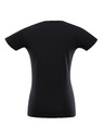 ALPINE PRO Дамска памучна тениска ALPINE PRO SUMEKA черно вариант pa