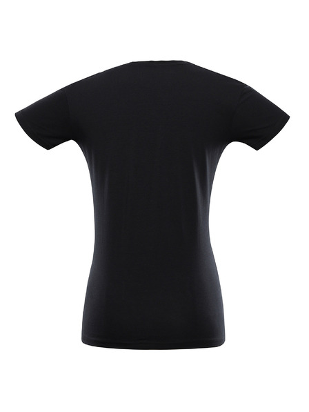 ALPINE PRO Дамска памучна тениска ALPINE PRO SUMEKA черно вариант pa