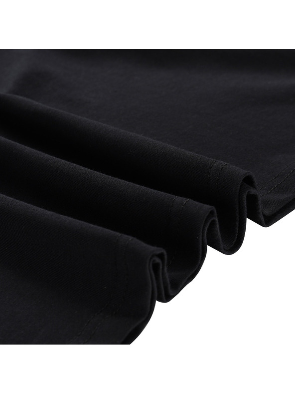 ALPINE PRO Дамска памучна тениска ALPINE PRO SUMEKA черно вариант pa