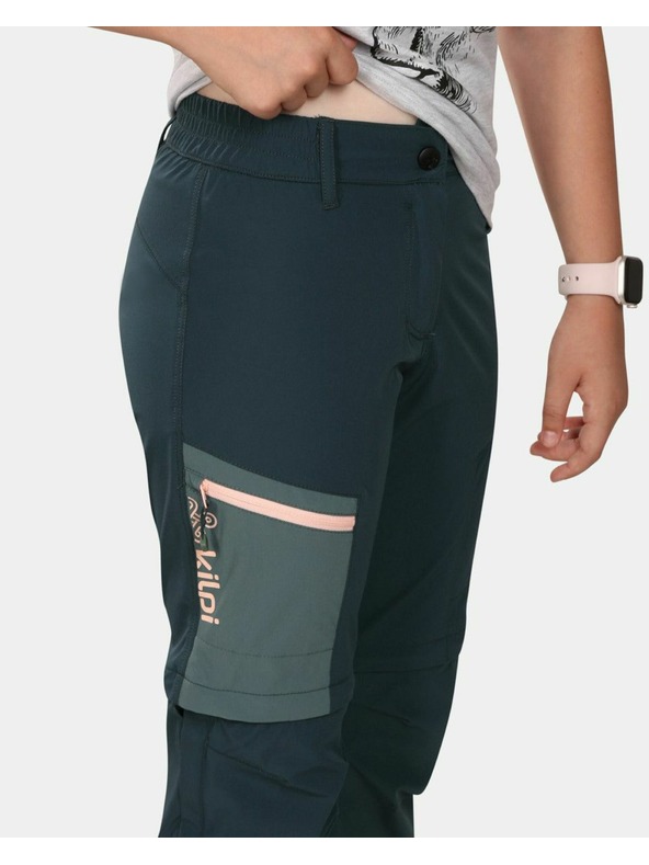 Kilpi Kilpi Панталон за открито за момичета HOSIO-JG Тъмнозелен