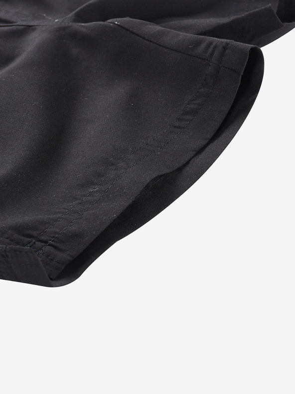 ALPINE PRO Черни къси панталони за момчета Alpine Pro QUILO