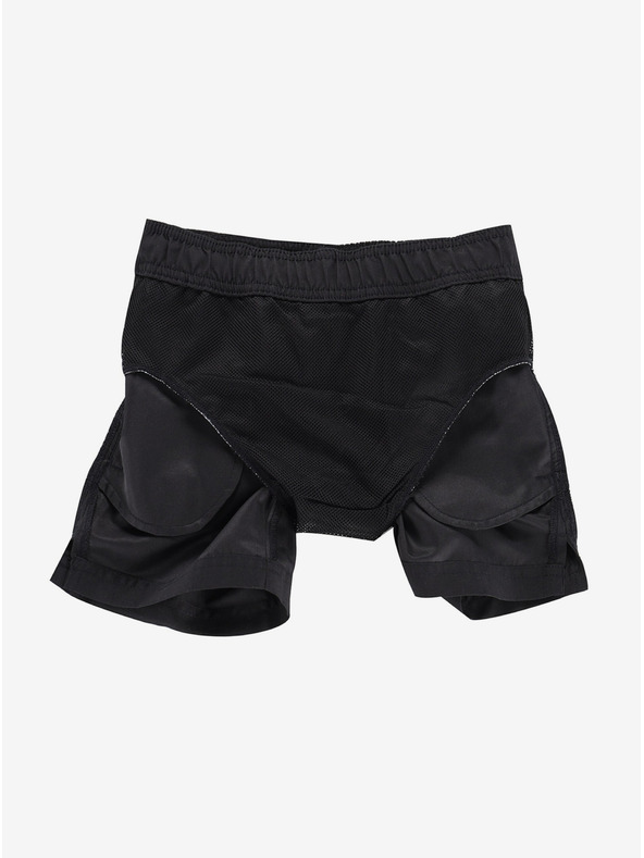 ALPINE PRO Черни къси панталони за момчета Alpine Pro QUILO