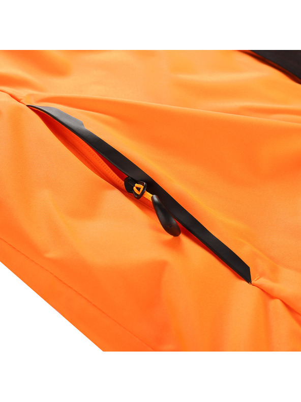 ALPINE PRO Мъжко ски яке с мембрана за сняг ptx ALPINE PRO DEAR неоново шокиращо оранжево