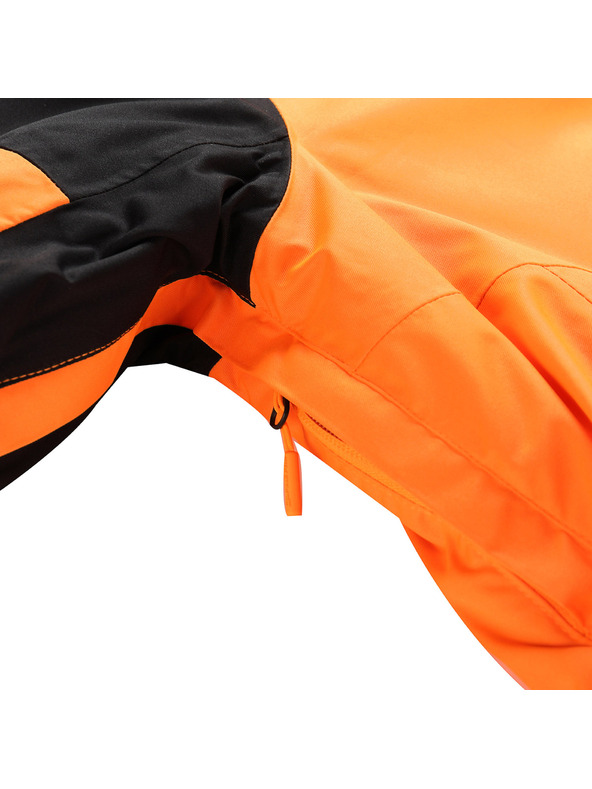 ALPINE PRO Мъжко ски яке с мембрана за сняг ptx ALPINE PRO DEAR неоново шокиращо оранжево