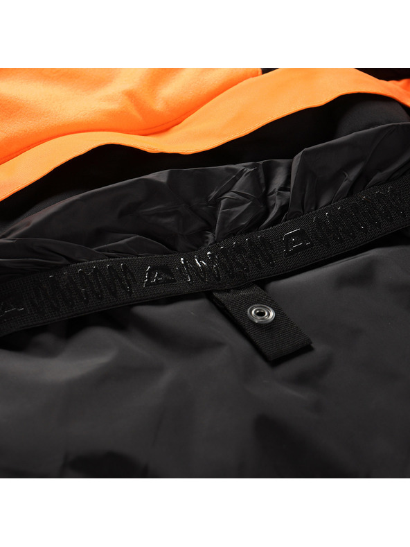 ALPINE PRO Мъжко ски яке с мембрана за сняг ptx ALPINE PRO DEAR неоново шокиращо оранжево