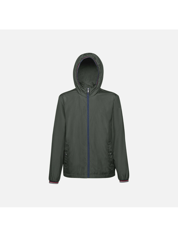 Geox Зелено мъжко пухено яке Geox Jharrod