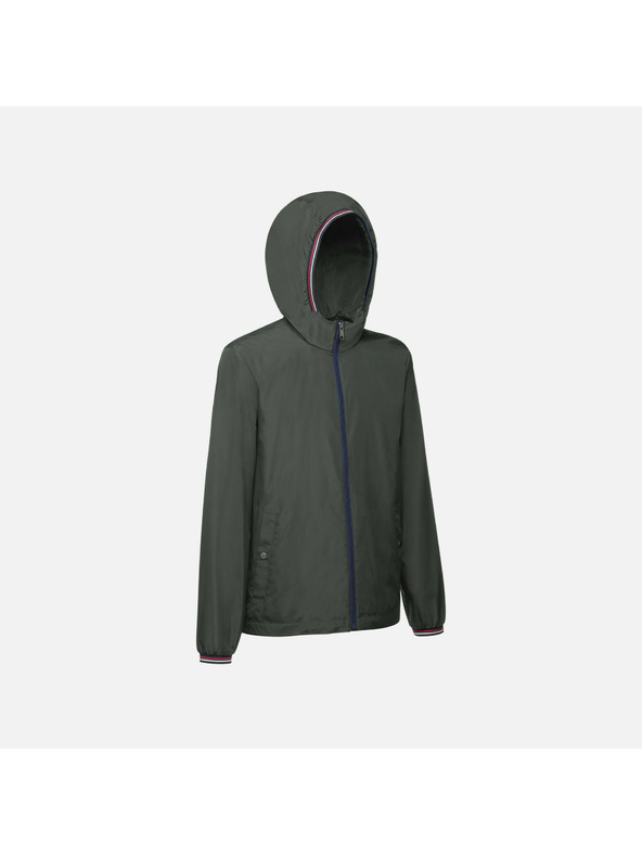 Geox Зелено мъжко пухено яке Geox Jharrod