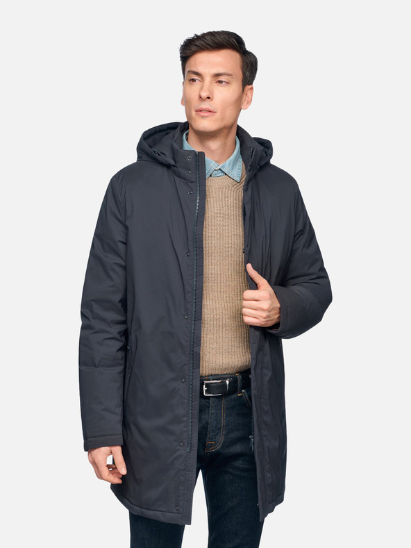 Geox Тъмно синьо мъжко пухено яке Geox Aurelio