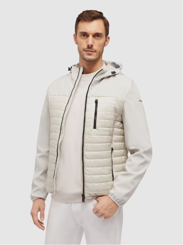 Geox Кремаво мъжко яке Geox Sapienza