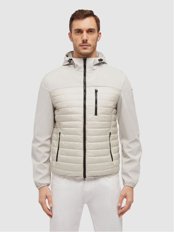 Geox Кремаво мъжко яке Geox Sapienza