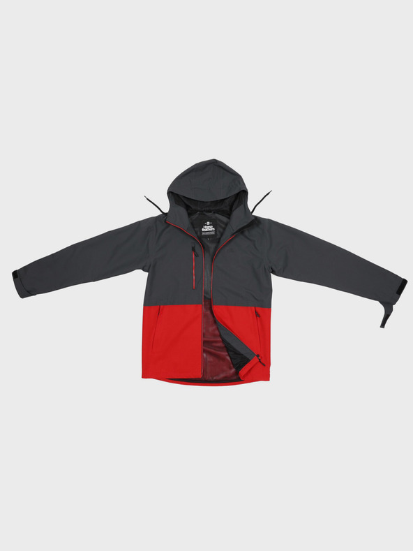 Horsefeathers Яке Closter II - фантомно/лава червено, размер L HORSEFEATHERS