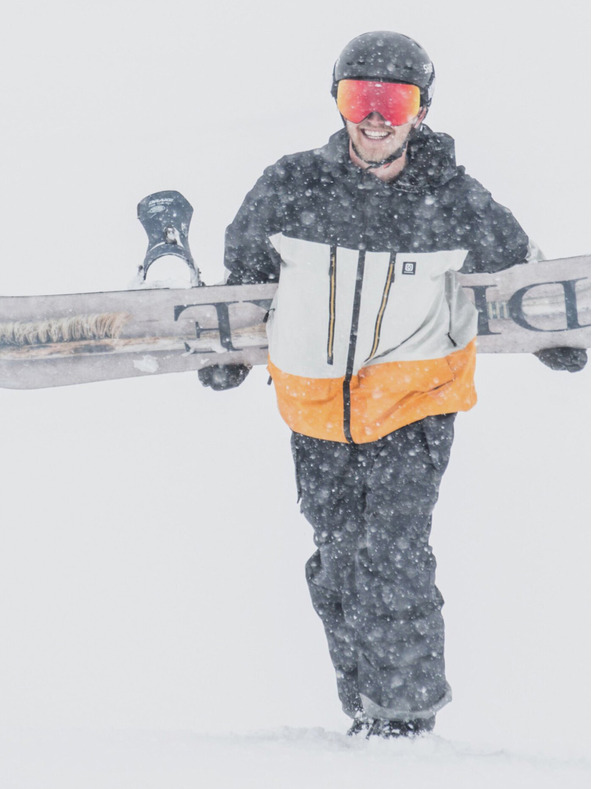 Horsefeathers Неизолирано яке Halen II - черно/радиантово жълто, размер L HORSEFEATHERS