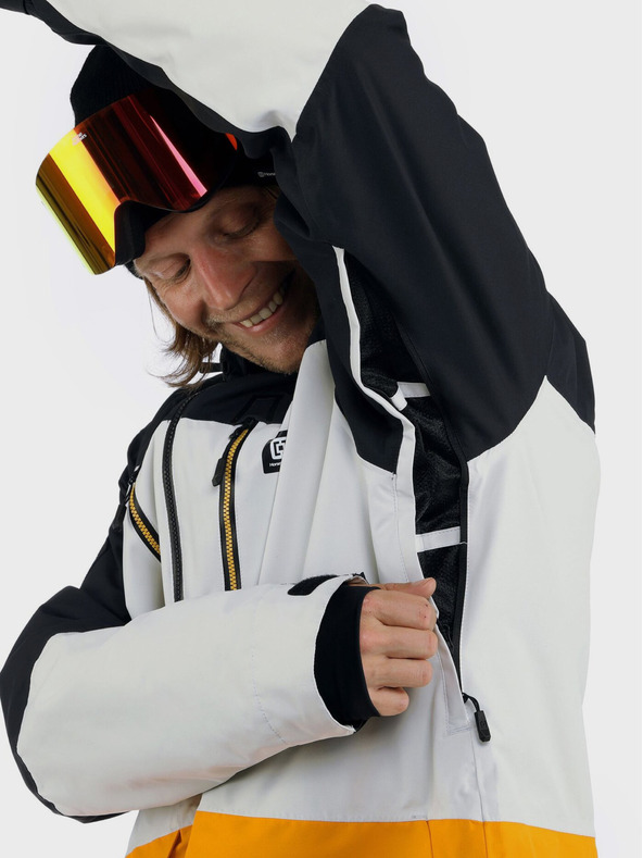 Horsefeathers Неизолирано яке Halen II - черно/радиантово жълто, размер L HORSEFEATHERS