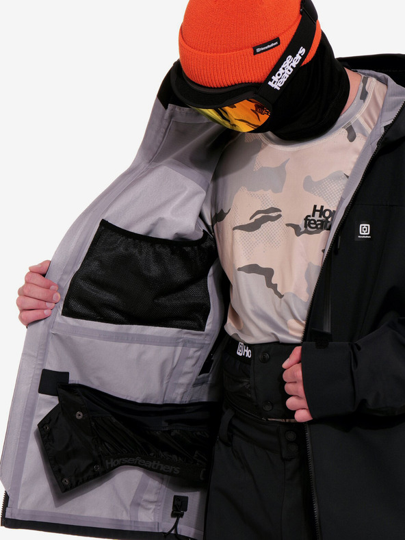 Horsefeathers Terra 3-слойно яке - черно размер M Horsefeathers