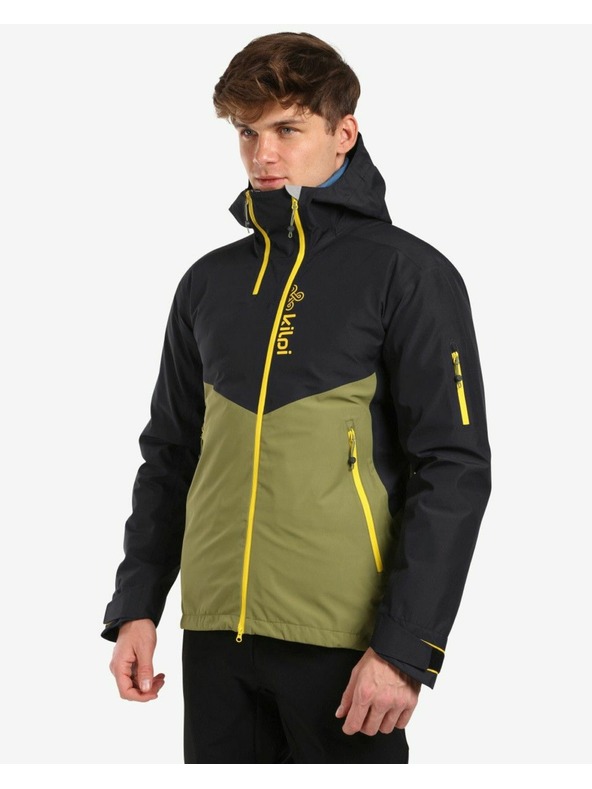 Kilpi Мъжко непромокаемо яке за открито Kilpi METRIX-M Green