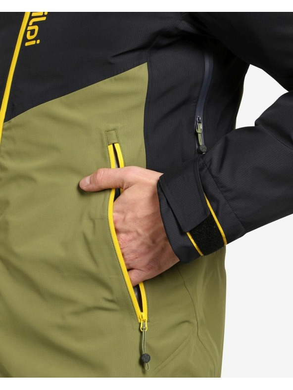 Kilpi Мъжко непромокаемо яке за открито Kilpi METRIX-M Green