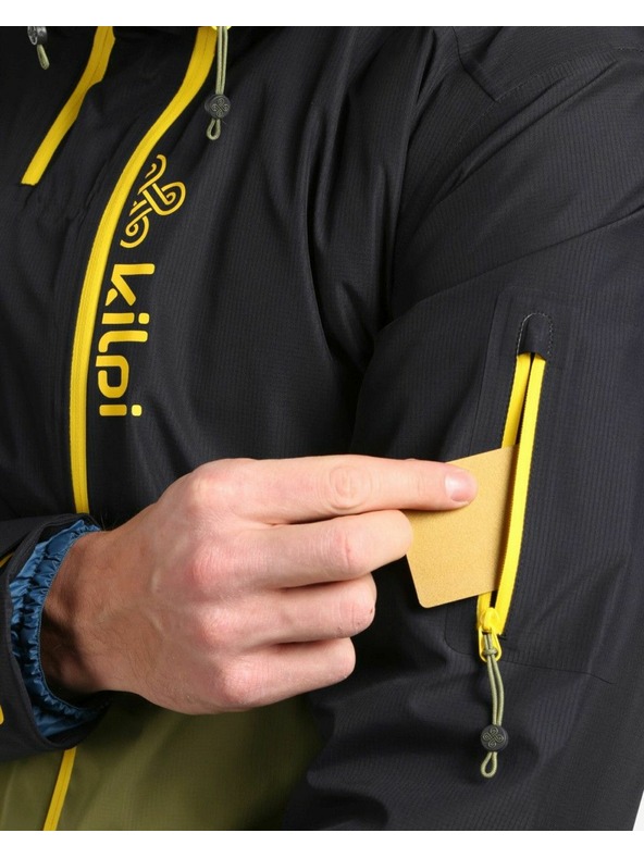 Kilpi Мъжко непромокаемо яке за открито Kilpi METRIX-M Green