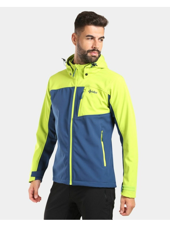 Kilpi Мъжко softshell яке Kilpi RAVIO-M Светлозелено