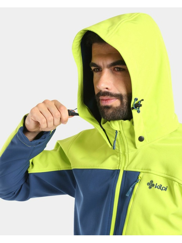 Kilpi Мъжко softshell яке Kilpi RAVIO-M Светлозелено