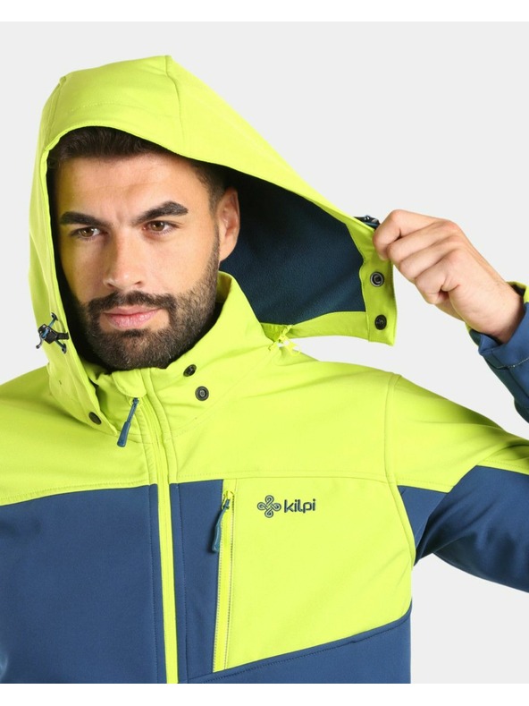 Kilpi Мъжко softshell яке Kilpi RAVIO-M Светлозелено