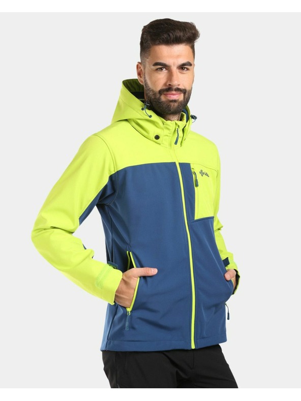Kilpi Мъжко softshell яке Kilpi RAVIO-M Светлозелено
