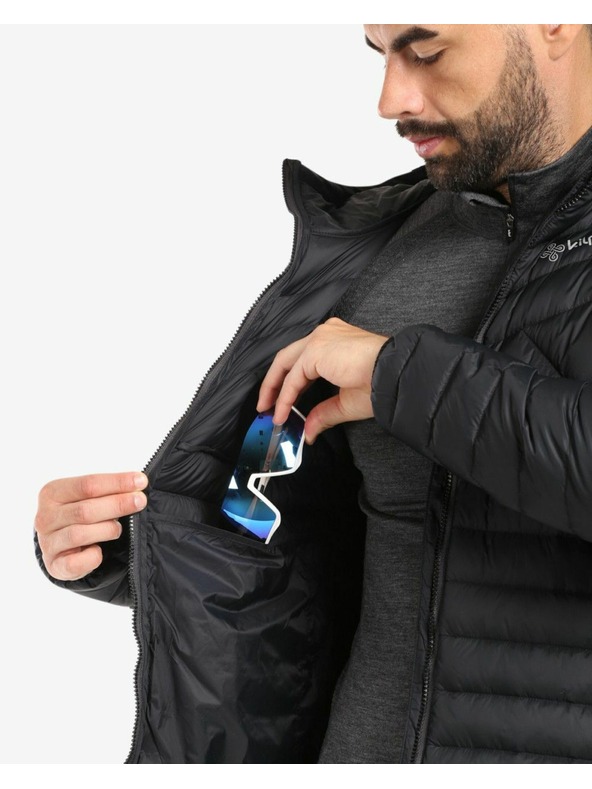 Kilpi Мъжко пухено яке Kilpi PYRAMIDEN-M Black