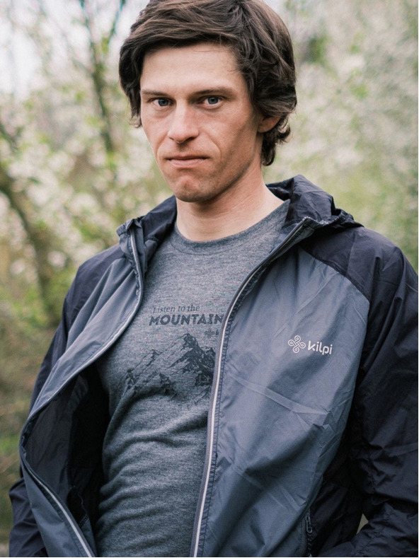 Kilpi Мъжко леко яке за открито Kilpi ROSA-M Black