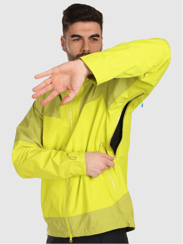 Kilpi Мъжко непромокаемо яке Kilpi Hardshell MAMBA-M Светлозелено