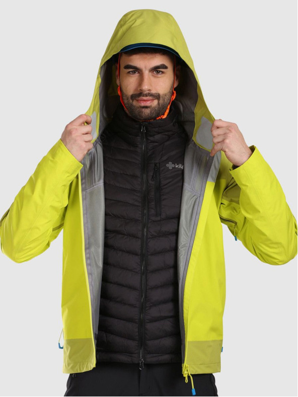 Kilpi Мъжко непромокаемо яке Kilpi Hardshell MAMBA-M Светлозелено
