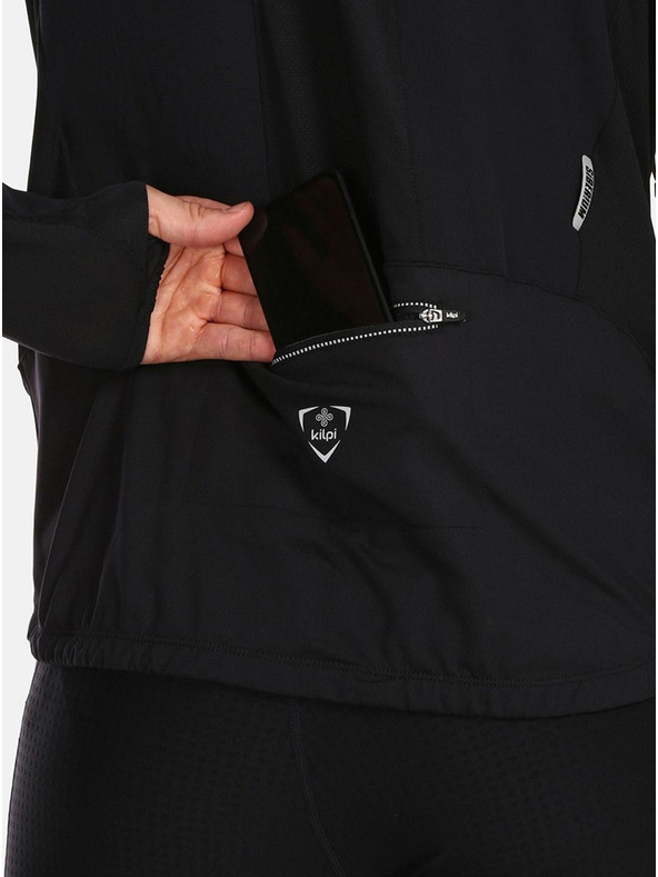 Kilpi Сиво-черно мъжко яке за бягане KILPI NORDIM-M