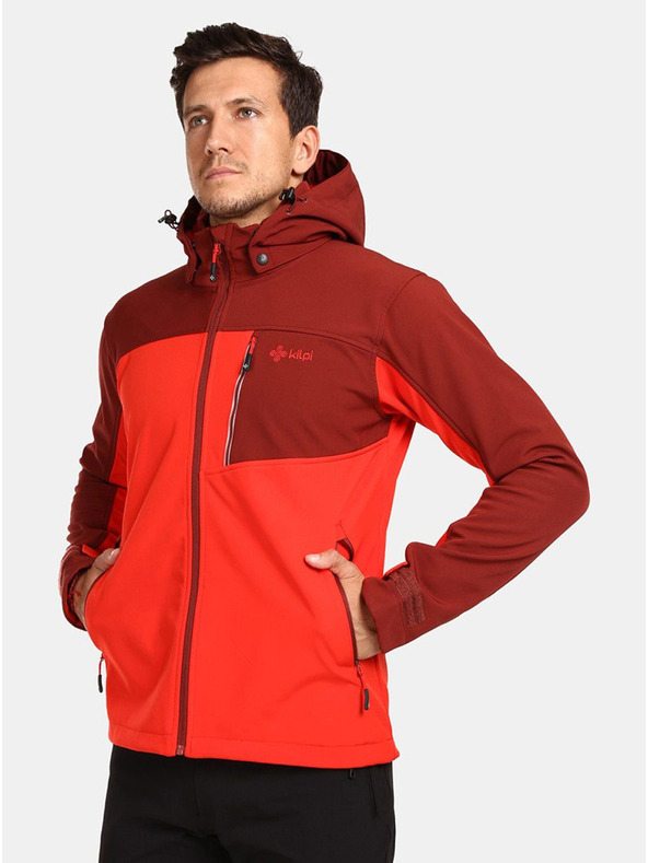 Kilpi Червено мъжко софтшел яке Kilpi RAVIO-M