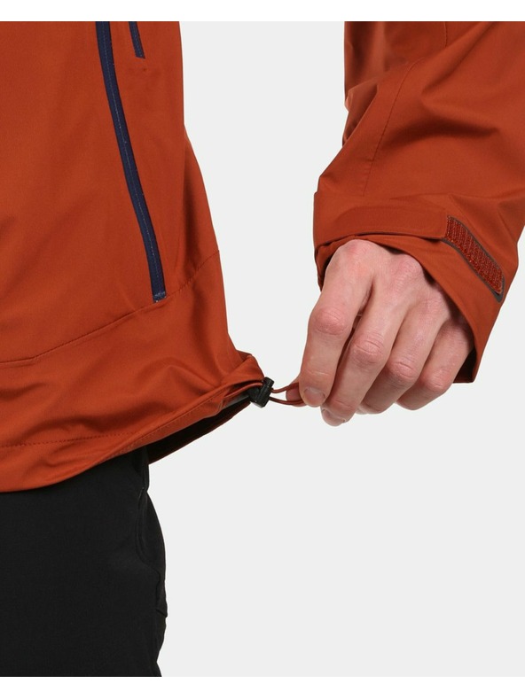 Kilpi Мъжко hardshell водоустойчиво яке Kilpi MAMBA-M Кафяво