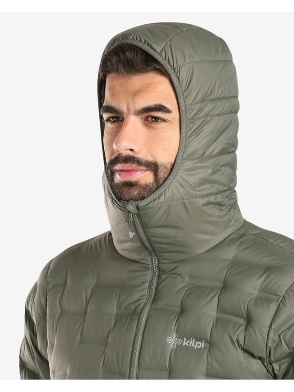 Kilpi Мъжко пухено яке Kilpi ALBERT-M Тъмнозелено