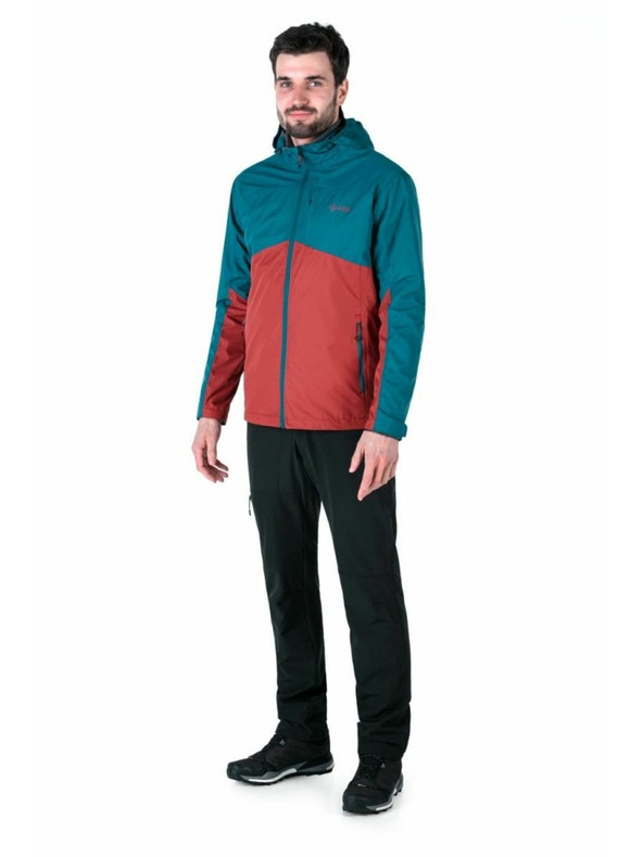 Kilpi Мъжко яке за открито Kilpi ORLETI-M Тъмночервено