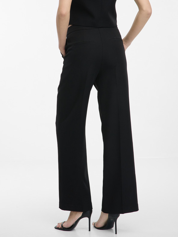 Orsay Черен дамски широк панталон ORSAY