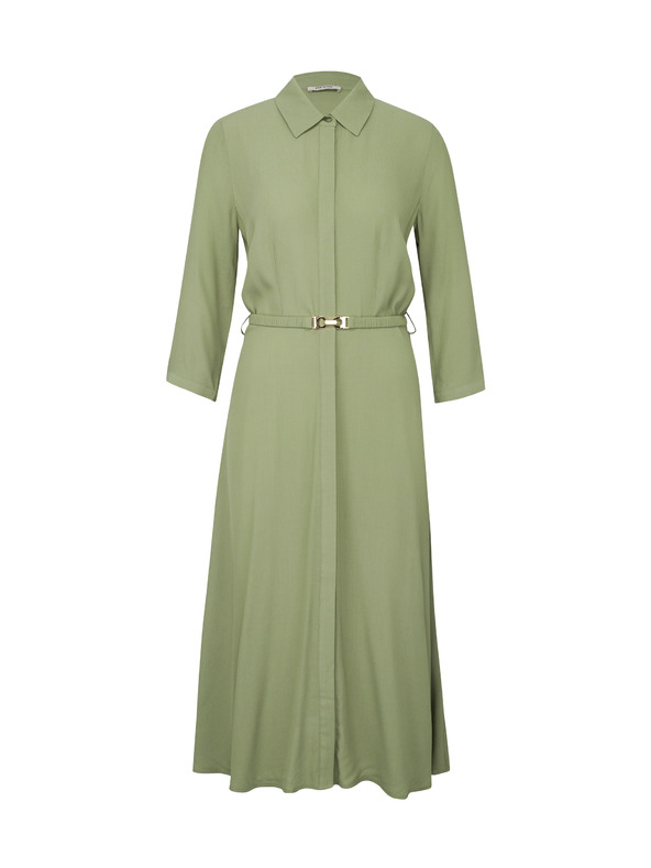 Orsay Дамска миди рокля-риза в цвят каки ORSAY