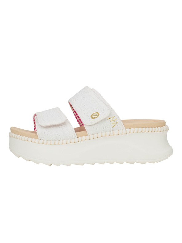 Hey Dude Дамски кремави чехли Hey Dude