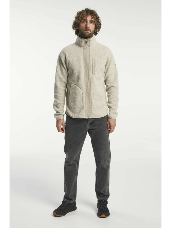 Tenson Мъжко яке Tenson Yoke с цял цип от полар M Светло бежово